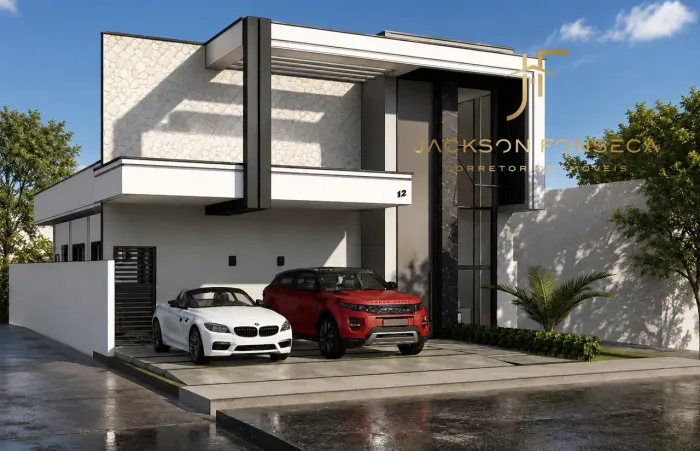 Vivenda das Marinas - Casa Térrea 3 Suítes com Piscina e Área Gourmet de frente para APP