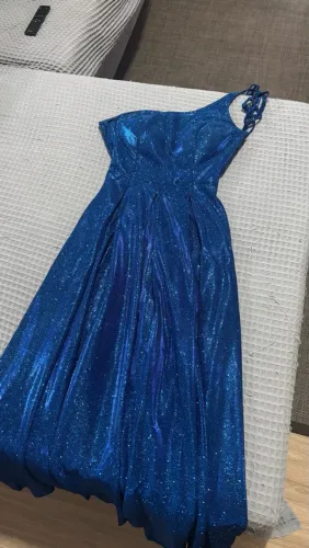 Vestido festa azul royal 