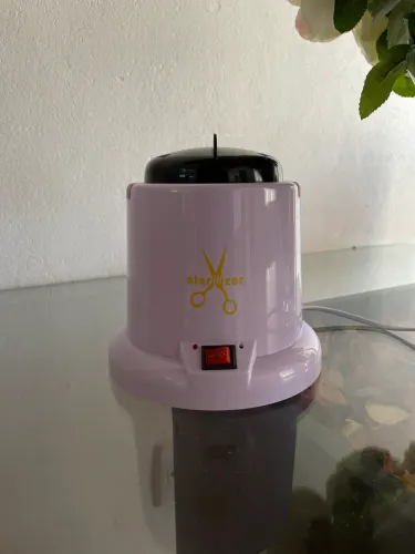Esterilizadora com pérolas de vidro studio de unhas/salão de beleza