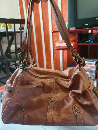 Bolsa de couro legítimo