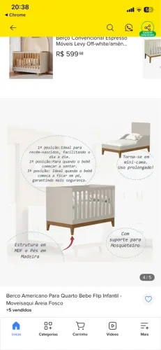 Berço 3 em 1