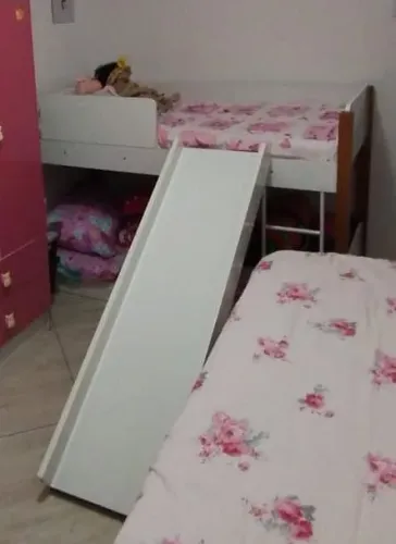 mini beliche com escorregador sem colchões
