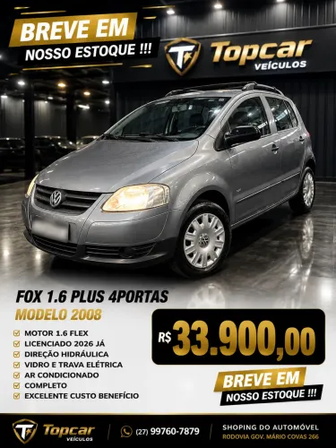 Volkswagen Fox Plus 1.6mi/ 1.6mi Total Flex 8V 4P 2008