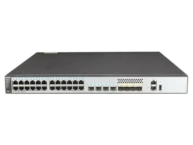 Switch Huawei S5720-28X-PWR-LI-AC 24 Portas Gigabit  PoE+ e 4 portas 10G