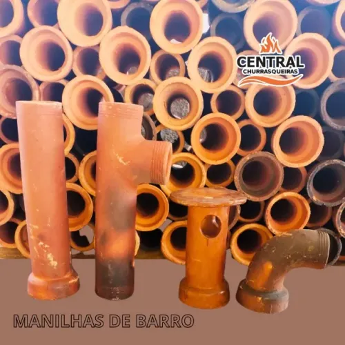 MANILHAS DE BARRO PARA FOGÃO A LENHA