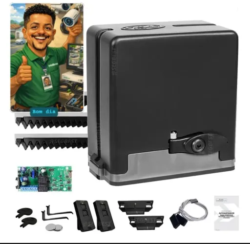 Portão eletrônico instalado 