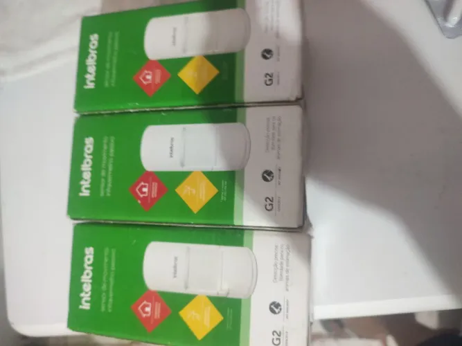 3 sensor de movimento infravermelho novo Intelbras