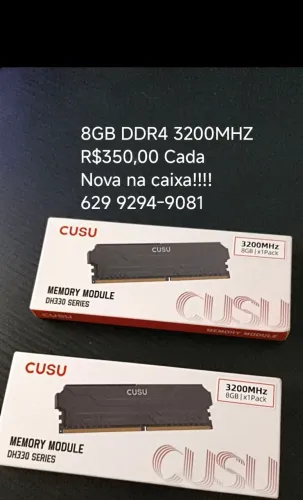 Memória RAM Ddr4 8GB 3200mhz