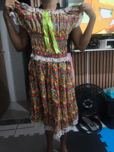 Vestido de festa junina tamanho M