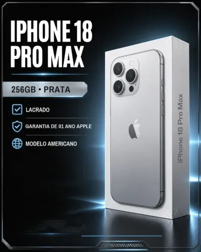 Iphone 18 Pro Max 256GB Prata (EUA)