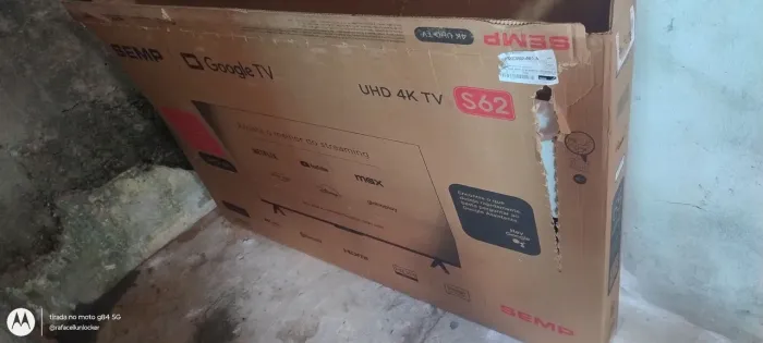 Vendo tv nova 65 polegadas caixa e nota fiscal