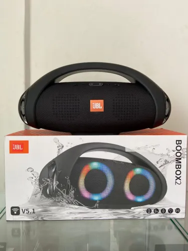 Caixa de Som Bluetooth Preto Boombox2 Portátil JBL an9