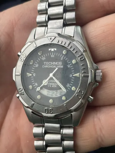 Relogio technos skydiver 