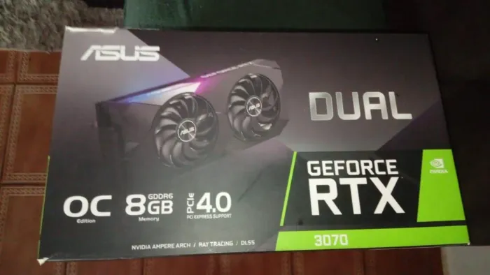 Placa de vídeo Rtx 3070 asus dual