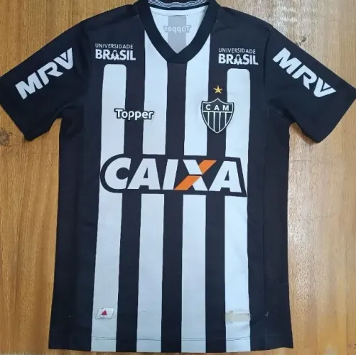 camisa original 2018 atlético mg topper listrada p