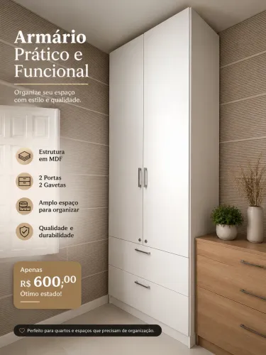 Armário prático e funcional