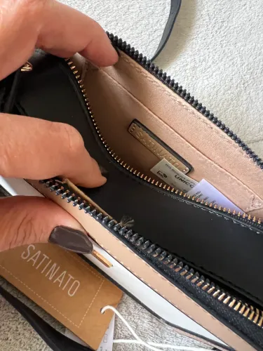 Bolsa satinato nova com etiqueta