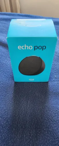 Alexa echo pop preta nova lacrada