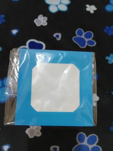 Pacotinho com 5 envelopes azul para cd