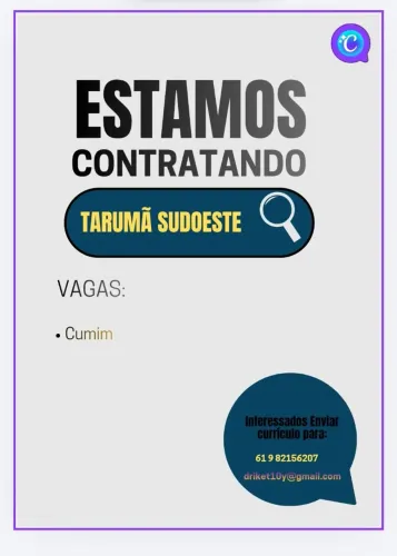 Vagas disponiveis