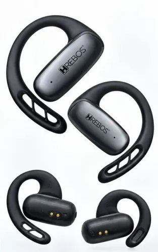 Fone Bluetooth Hrebos AuraClip EB-214 Open Ear 5.4 com Microfone