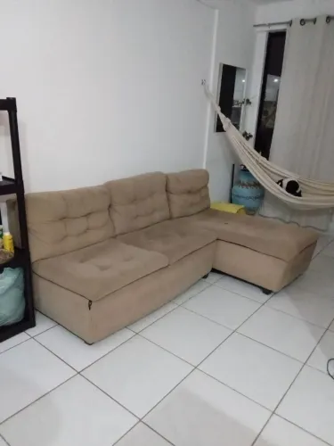 Vendo Sofá 3 Lugares estilo L, usado e conservado.