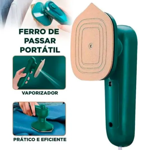 Ferro de passar engomar portátil