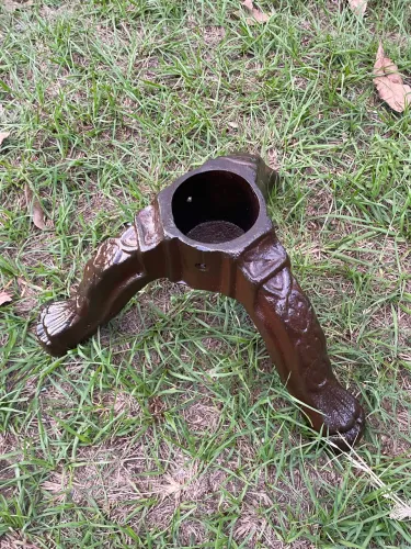 Vendo base ferro fundido rústico