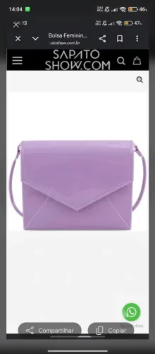 bolsa petite Jolie lilás
