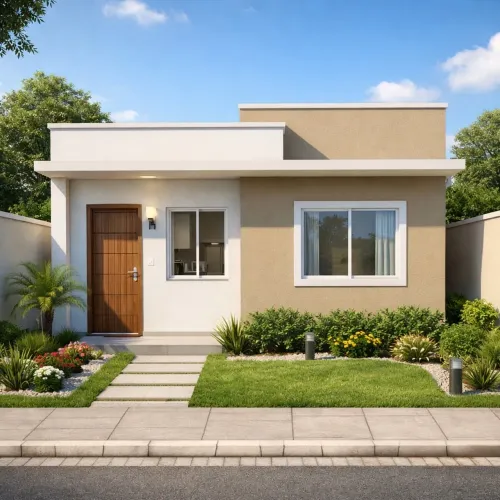 Projeto de Casa Popular - Funcional, Moderna e Acessível!