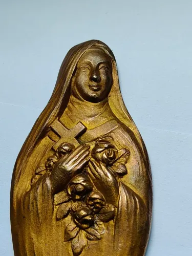 Antigo abridor de cartas Art Déco francês em bronze