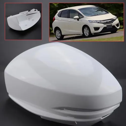Honda Fit/Jazz (2014-2018) - Carcaça do Espelho Retrovisor Lateral Esquerdo com Lâmpada