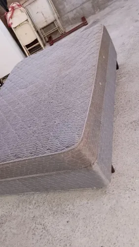 Cama box casal colchão mola