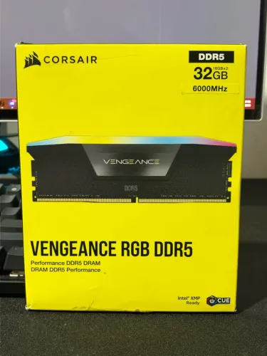 Corsair vengeance rgb 6000mhz cl36 com caixa 