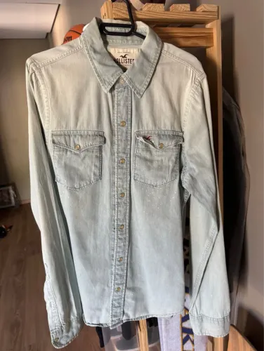 camisa jeans hollister