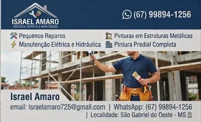 Tá precisando fazer reparos.