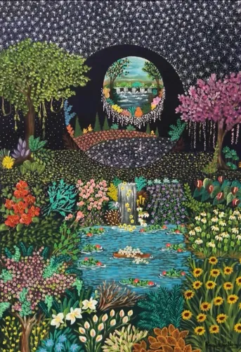 Raquel gallena artista naif 