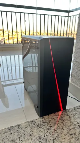 Gabinete Gamer Aerocool Cylon RGB Mid Tower A TX Preto EN58683