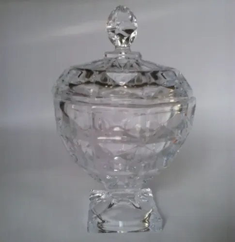 Bomboniere com pé e tampa (Produto novo!)