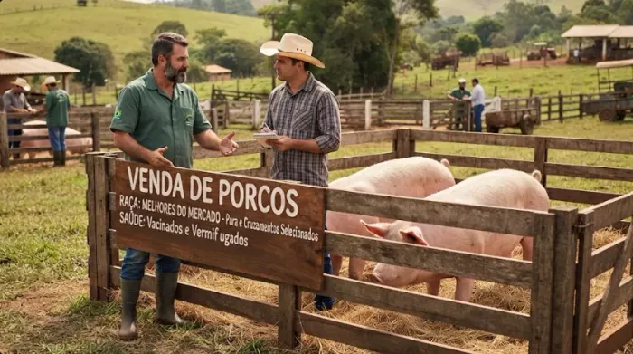 Vendo porcos 