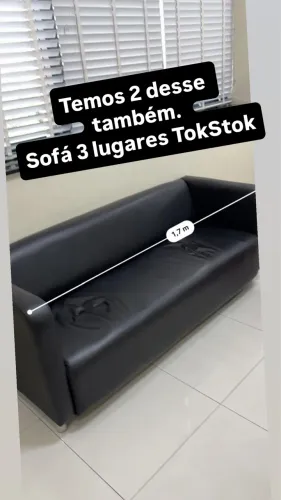 Sofá TokStok perfeito! 3 lugares