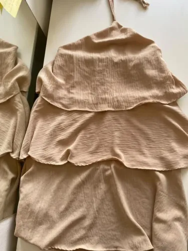 Vestido crepe amarração 