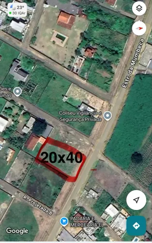 Terreno a venda na Estrada da Mumbeca pe-016 20x40