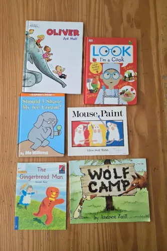 kit 6 livros infantis em inglês 3+ anos