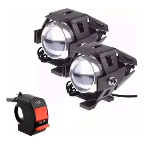 Par Farol Milha Moto Angel Eyes Mini