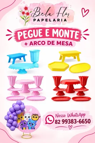 Alugamos Pegue e monte para festa