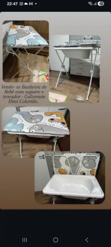 Vende-se Banheira e Trocador Galzerano