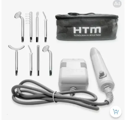 Aparelho alta frequência HTM com 8 eletrodos