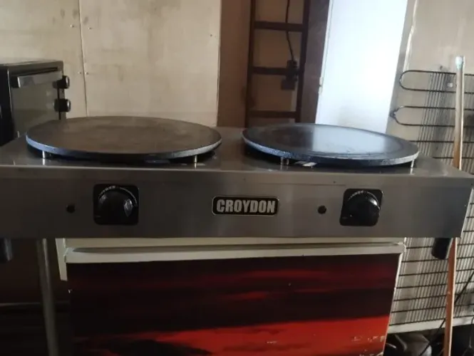 Crepeira / Panquequeira Dupla Croydon a gás