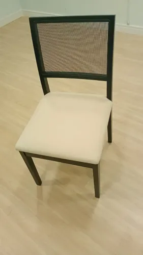 CADEIRA FLORENZA TELA FECHADA PRETA